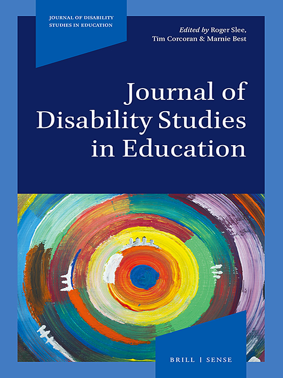 Go to journal home page - Journal of Disability Studies in Education